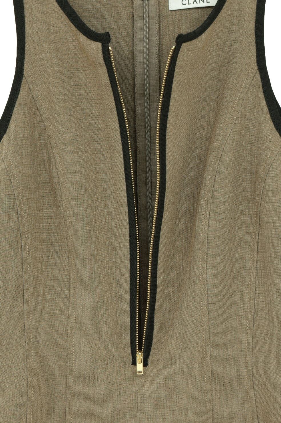 ビスチェレイヤードオールインワン -  BUSTIER LAYERED ALL IN ONE （BROWN）