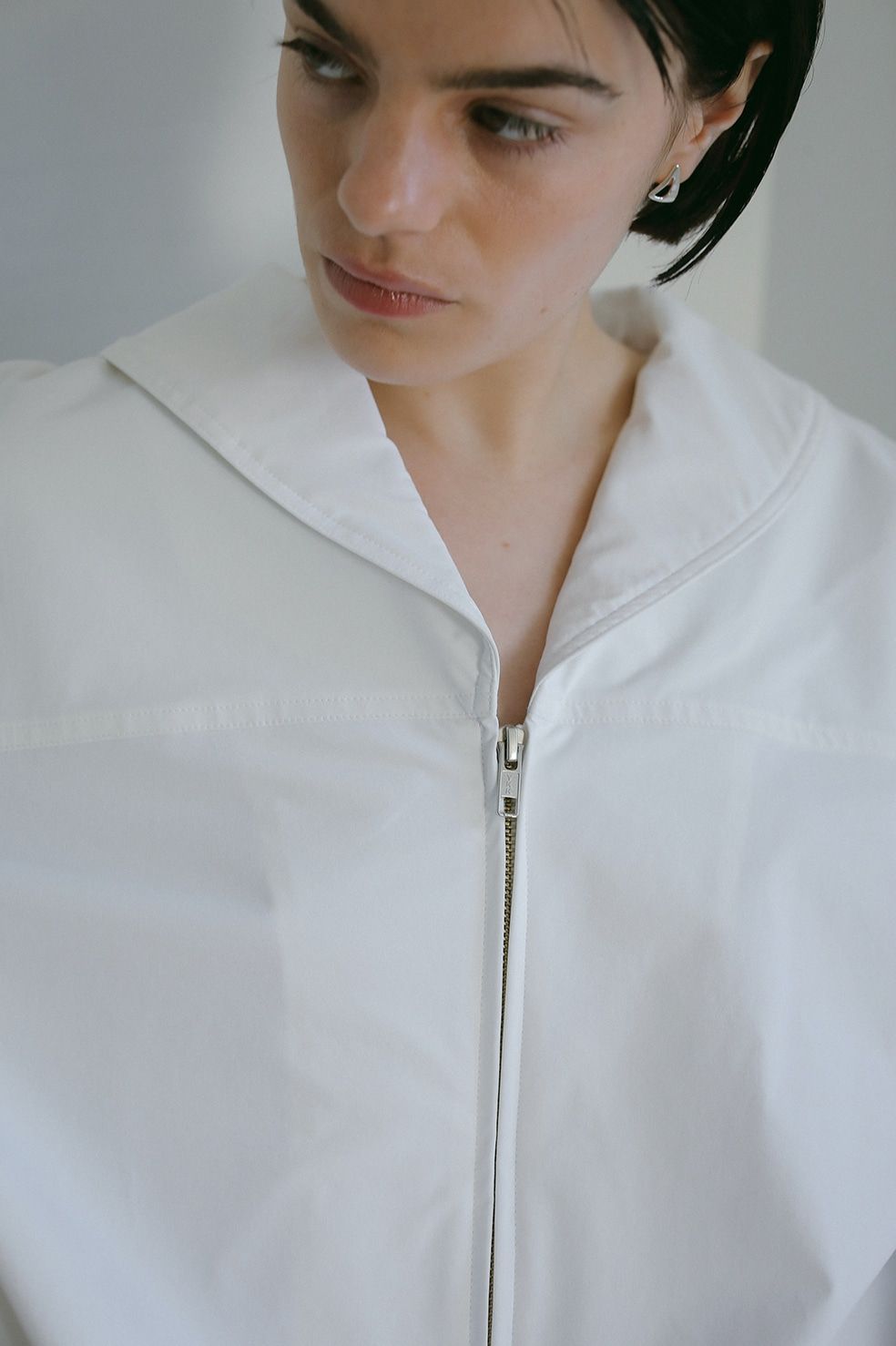 MANOF - ラッシュガードトップス - ACTIVE SHAWL COLLAR ZIP