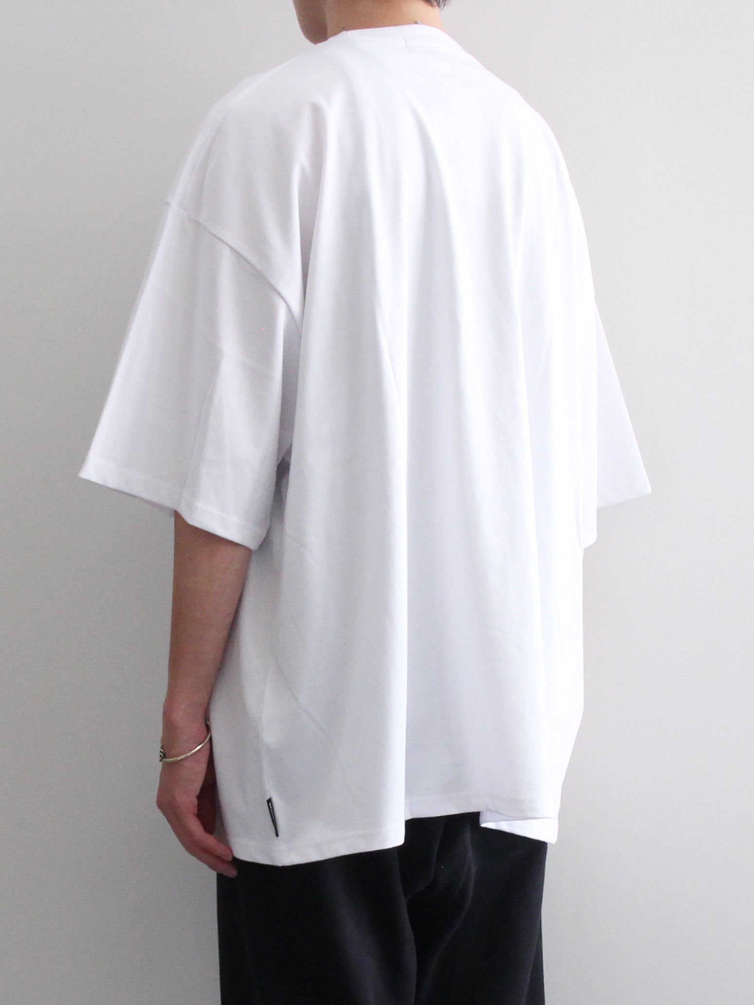 SHORT SLEEVE WIDE TEE COLLAB WITH DC SHOES ANARCHY - WHITE