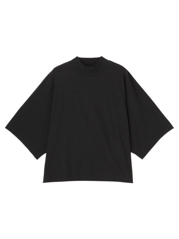 モックネック ボリューム スリーブ PO - BLACK