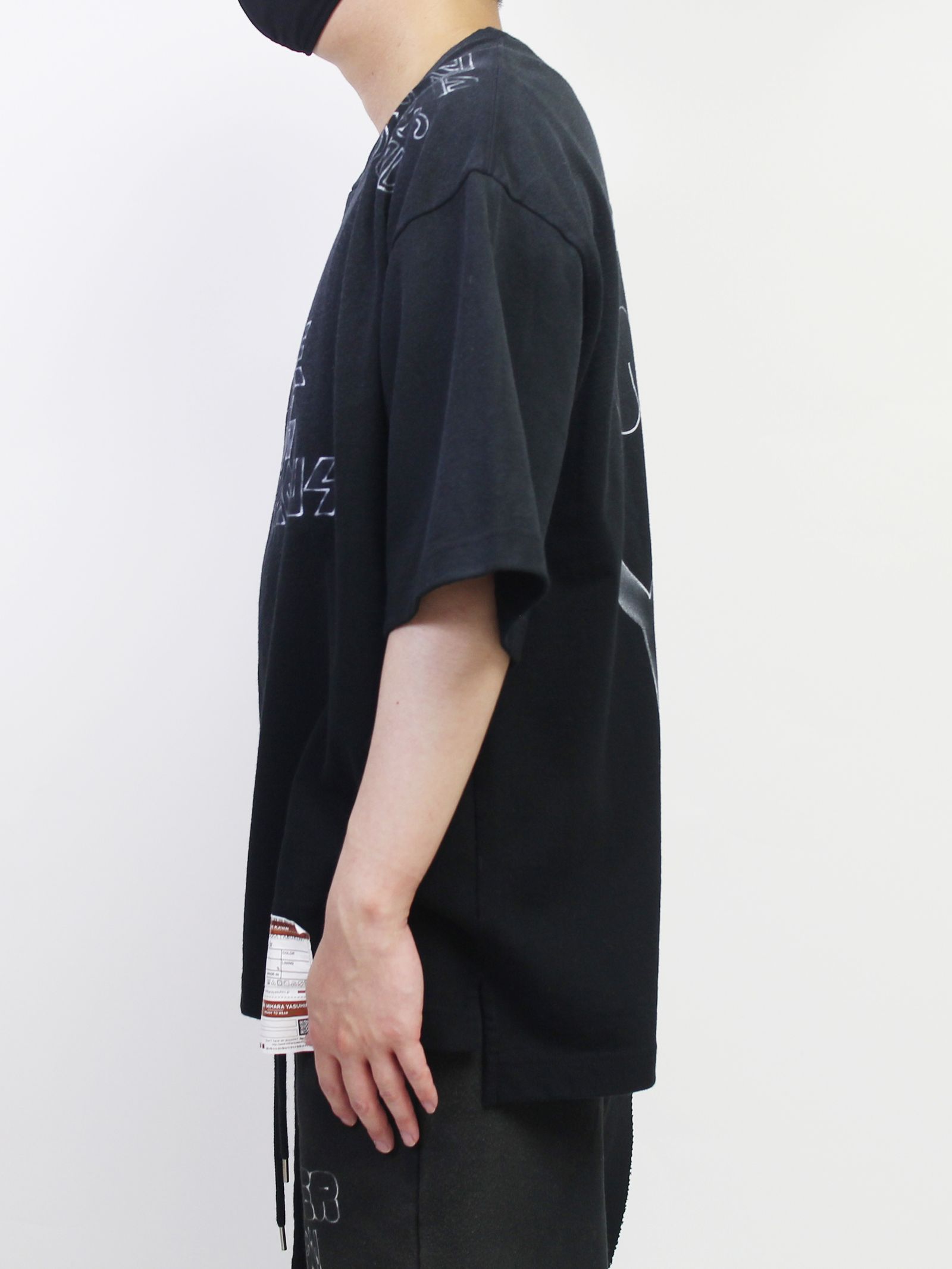 S.M.R Printed T-shirt - プリントTシャツ - BLACK