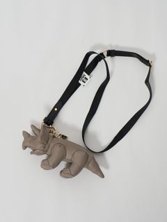 トリケラトプス ドール ミニバッグ - DOLLS TRICERA MINI BAG - GREY