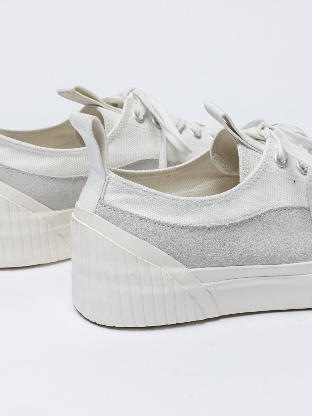 ローカットスニーカー  -  B/WHITE