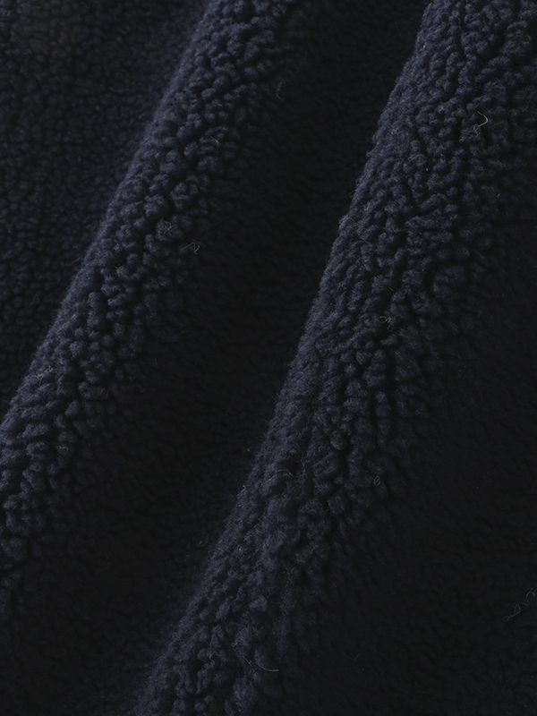 リバーシブルボアブルゾン  (NAVY)