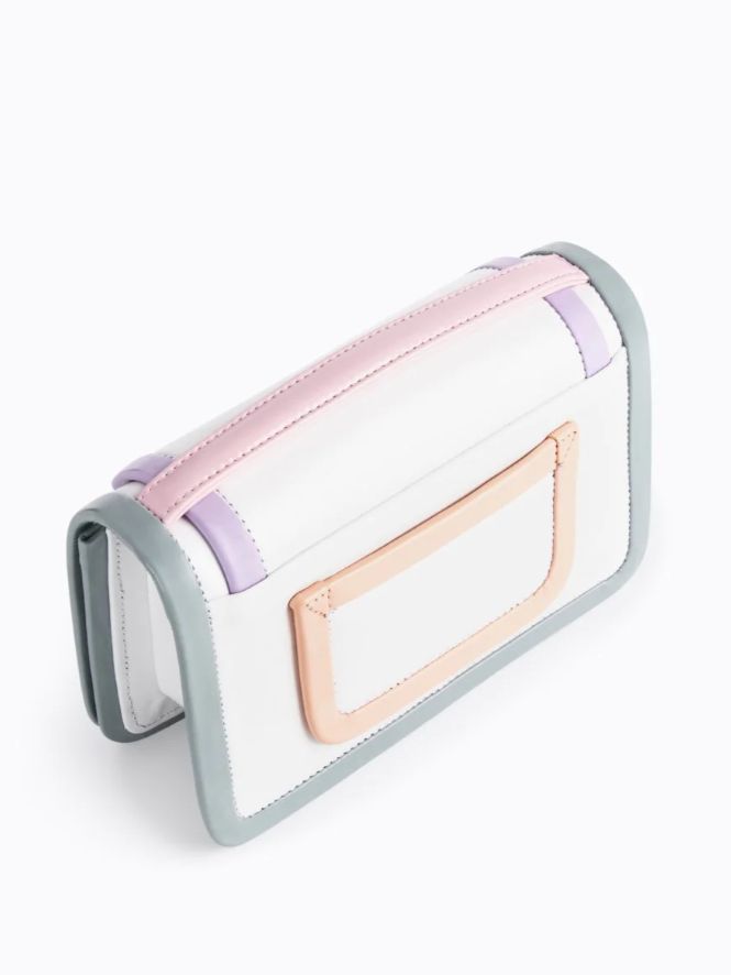 アルファ ハンドバッグ - ALPHA BAG - MULTI WHITE