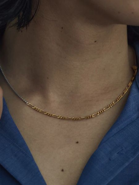 シェードコンビチェーンネックレス MIX （S-48cm）