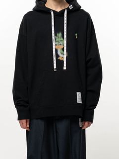 レオン プリント フーディー - Leon Printed Hoodie (BLACK)