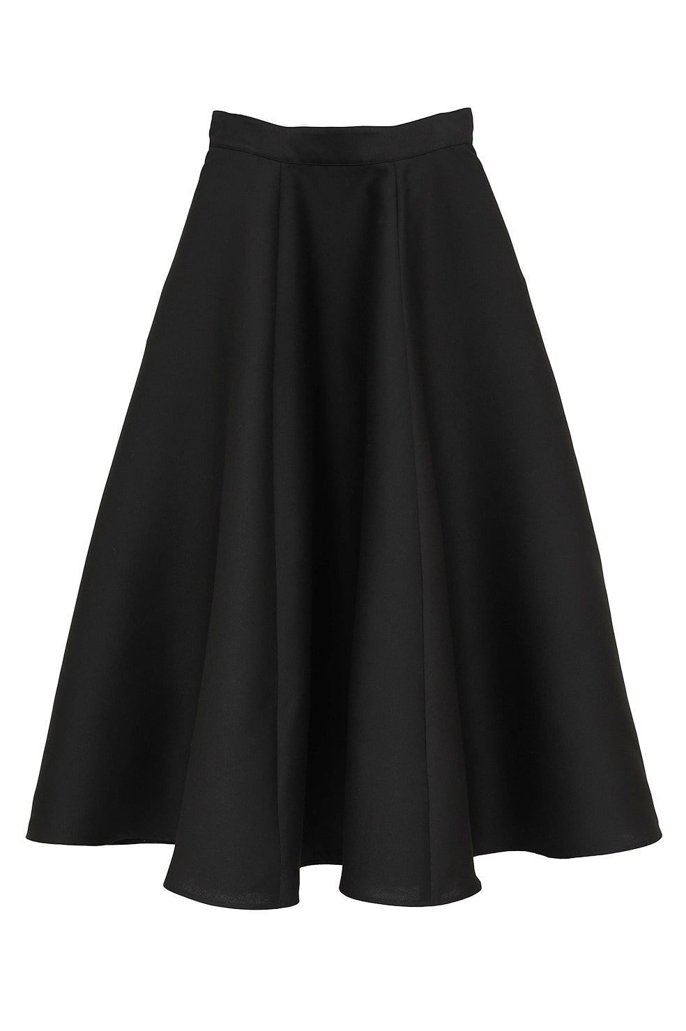 ボリュームフレアスカート -  VOLUME FLARE SKIRT (BLACK)