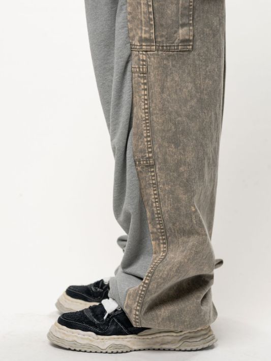 コンバインド ミリタリー スウェットパンツ - Combined Military Sweat Pants (GREY)