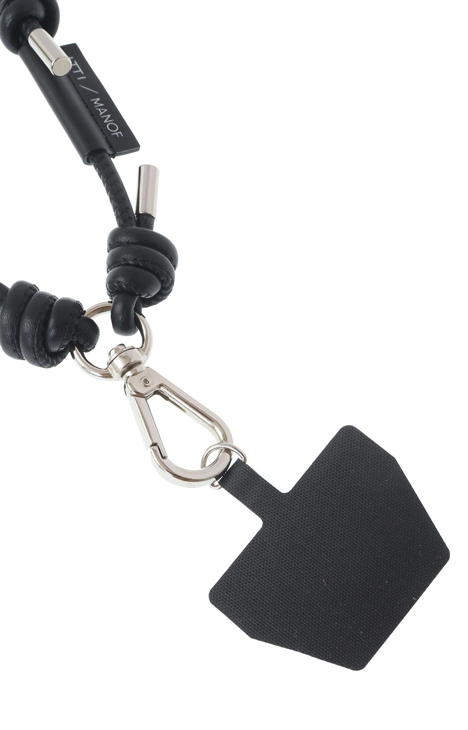 ITTI×MANOF HERRIE PHONE STRING - スマートフォンケース用ボディストラップ - BLACK
