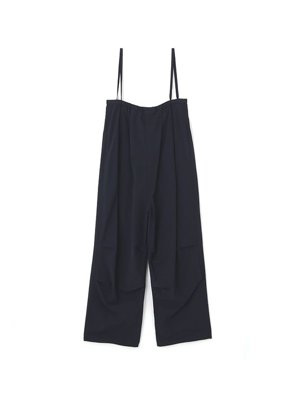 デザインストラップボリュームサスパンツ - NAVY