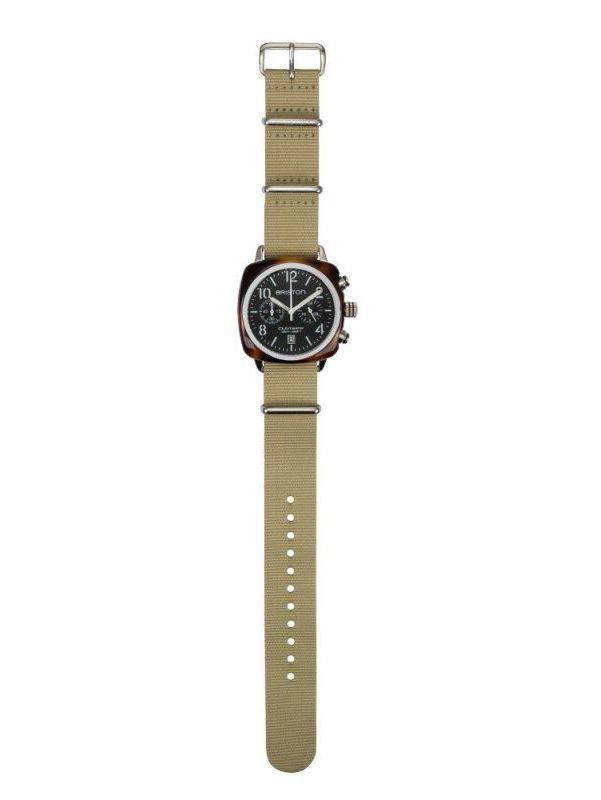 CLUBMASTER CLASSIC CHRONOGRAPH TORTOISE WATCH / クオーツ式 腕時計