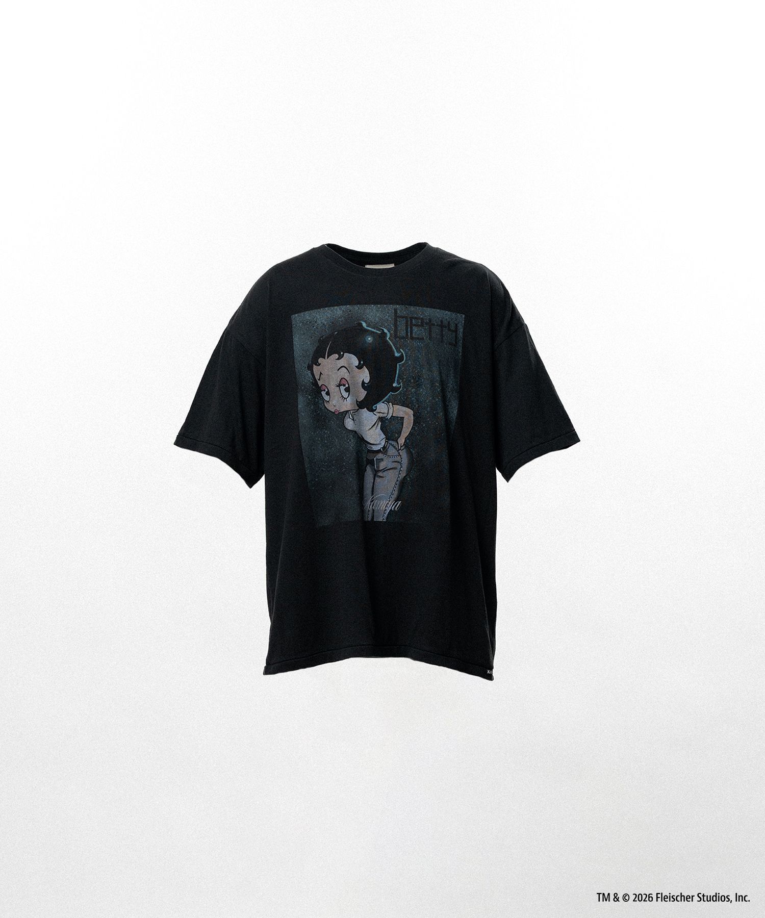 ベティコラボTシャツ - Betty Boop™ × KAMIYA "I’m coming out" T-shirt（WHITE）