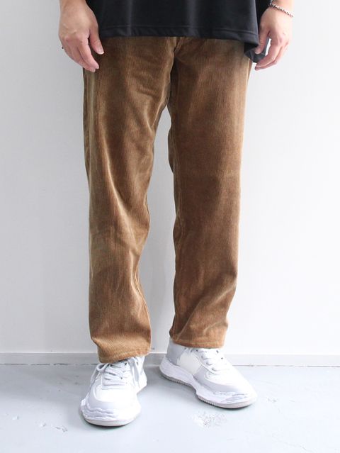 【23-24AW】 コーデュロイ ワイド パンツ - WIDE PANTS CORDYROY - BEIGE