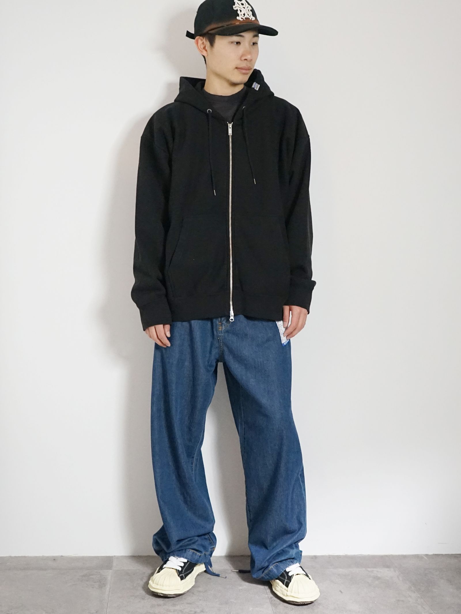 Maison MIHARA YASUHIRO - ジップパーカー - Zip Parka - BLACK