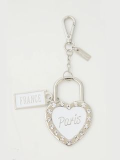 キーチャーム ハートパドロック | VQ HEART PADLOCK (SILVER)