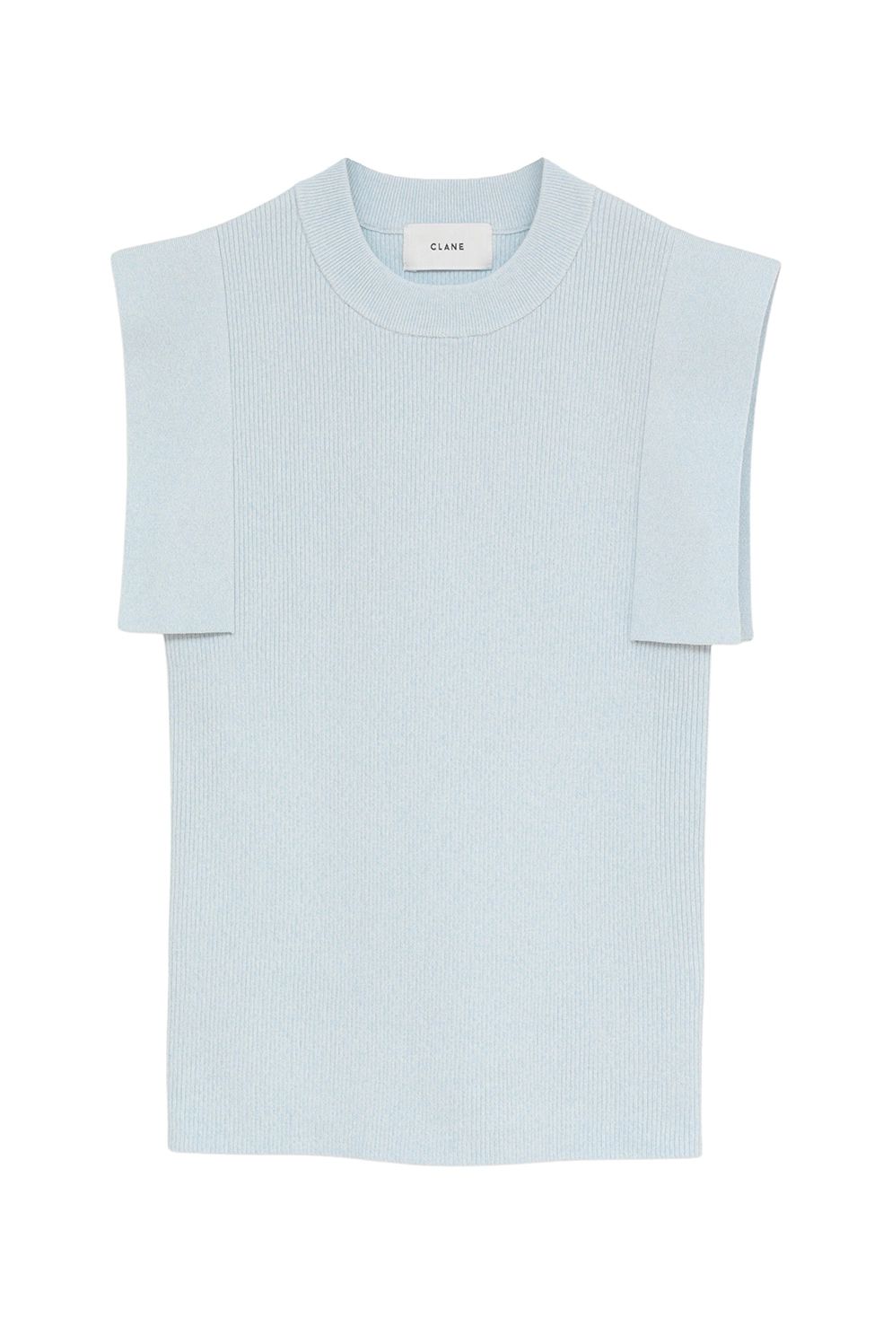 【26SS】 スクエアスリーブニットトップス - SQUARE SLEEVE KNIT TOPS (BLUE)