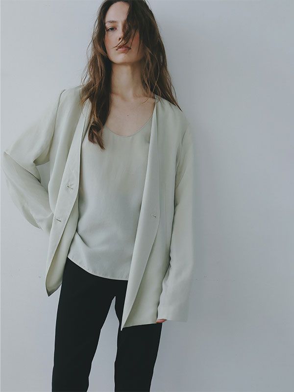 Lajour made in Japan 日本製 チュール ラッフルフリル ブルゾン