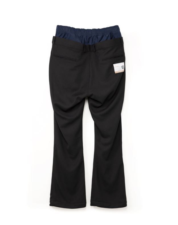ダブルウエストパンツ - Double Waist Pants  BLACK