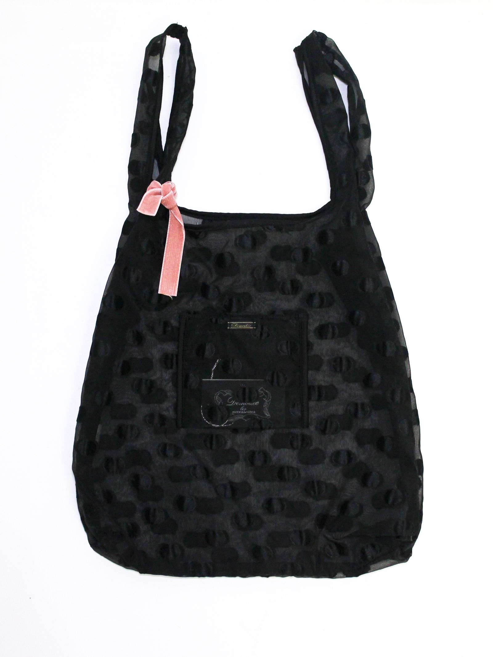 Demodee - マーケットバッグ - Dot market bag(L) BLACK | ADDICT WEB SHOP