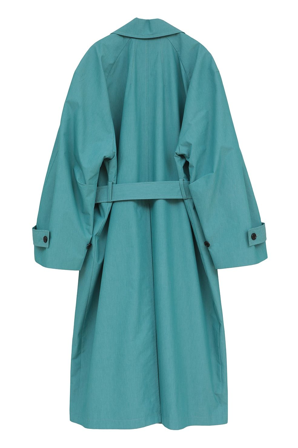 ステンカラーコート	- BULKY LINE STAIN COAT (BLUE)