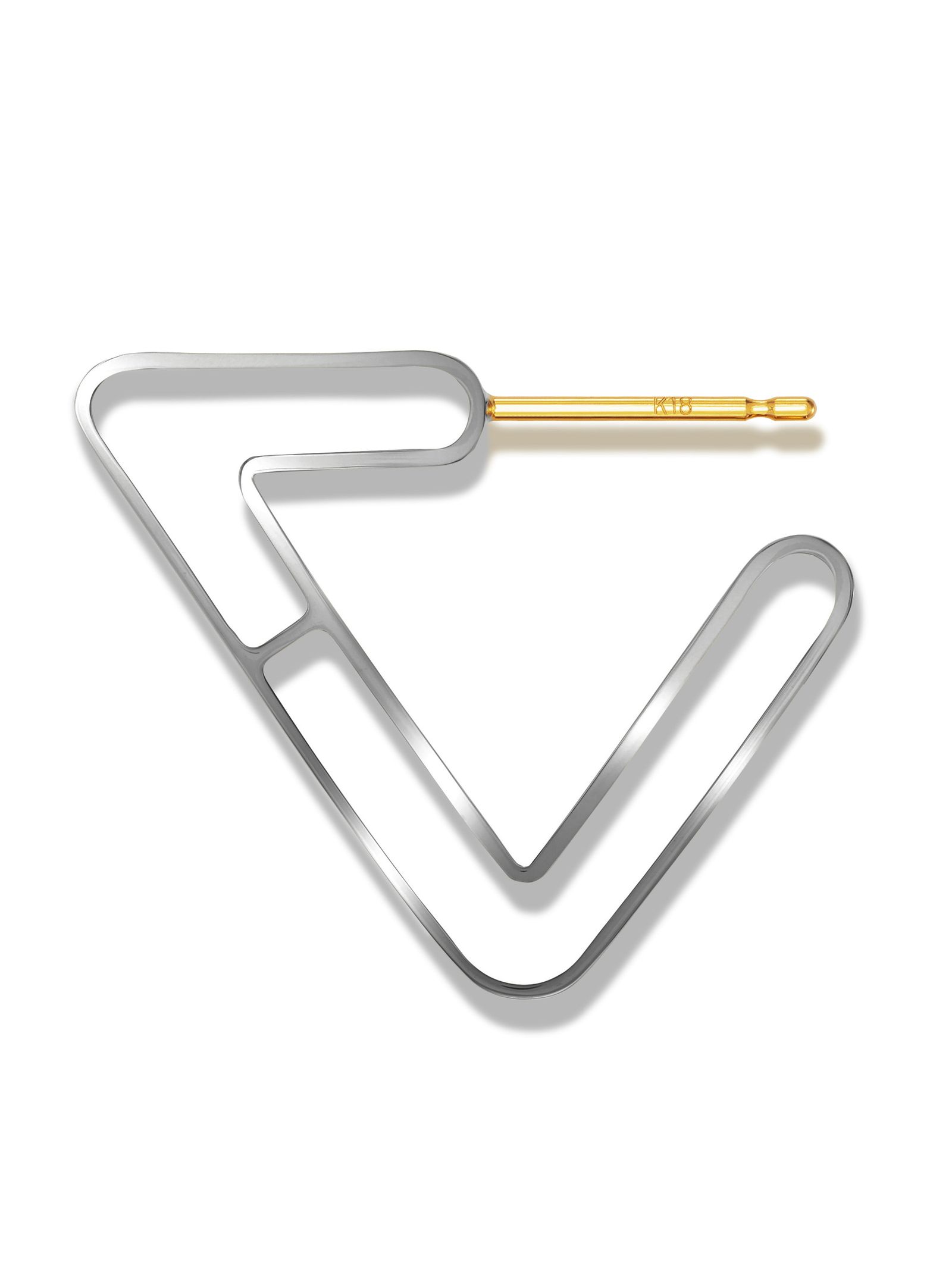 CAREERING - 【両耳用】 FRAME T 701S WHITE - トライアングル CAREERING - 【両耳用】 FRAME T 701S WHITE - トライアングル