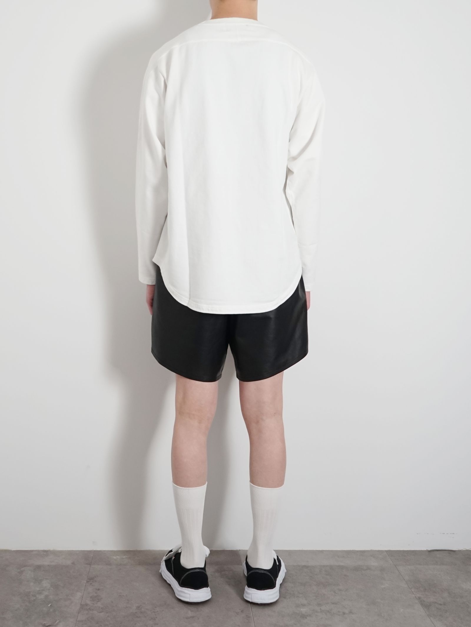 ロングスリーブカットソー - SWITCHING FOOTBALL TEE - WHITE