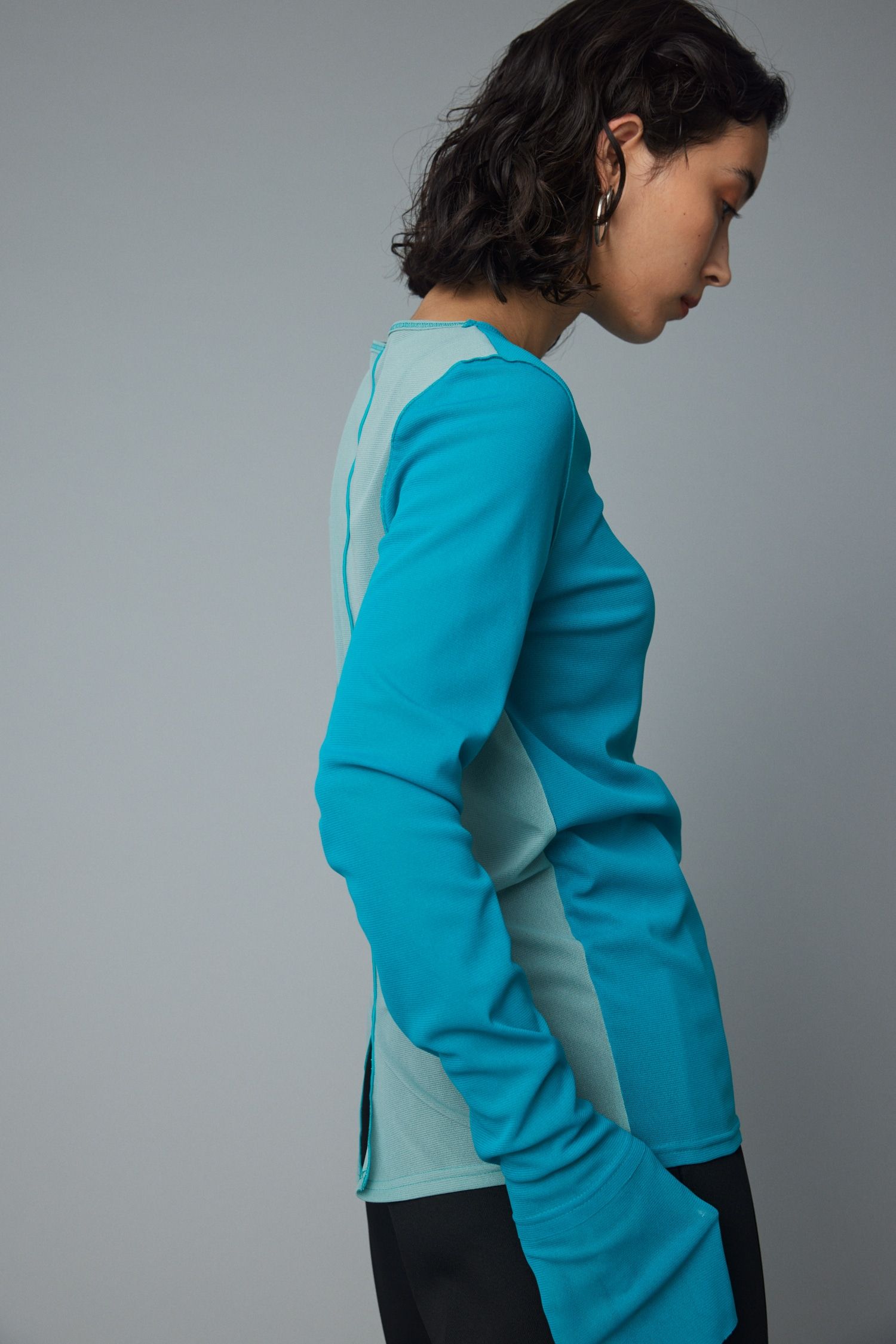 メッシュインナートップス - Mesh inner color tops - TQ