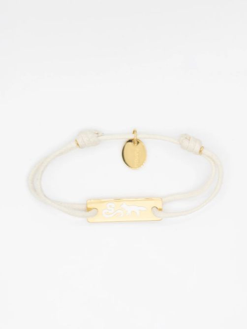 Maison Kitsuné x Hanoia LUNAR YEAR - コード ブレスレット - ECRU