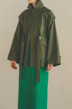 2WAY MILITARY JACKET - KHIKI