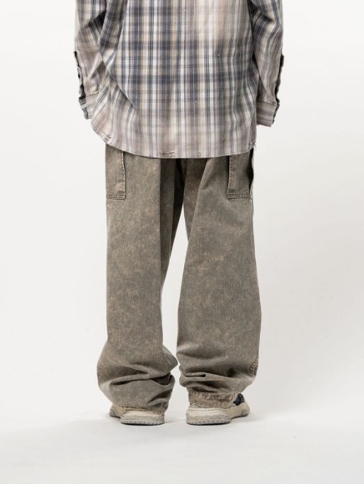 コンバインド ミリタリー スウェットパンツ - Combined Military Sweat Pants (GREY)