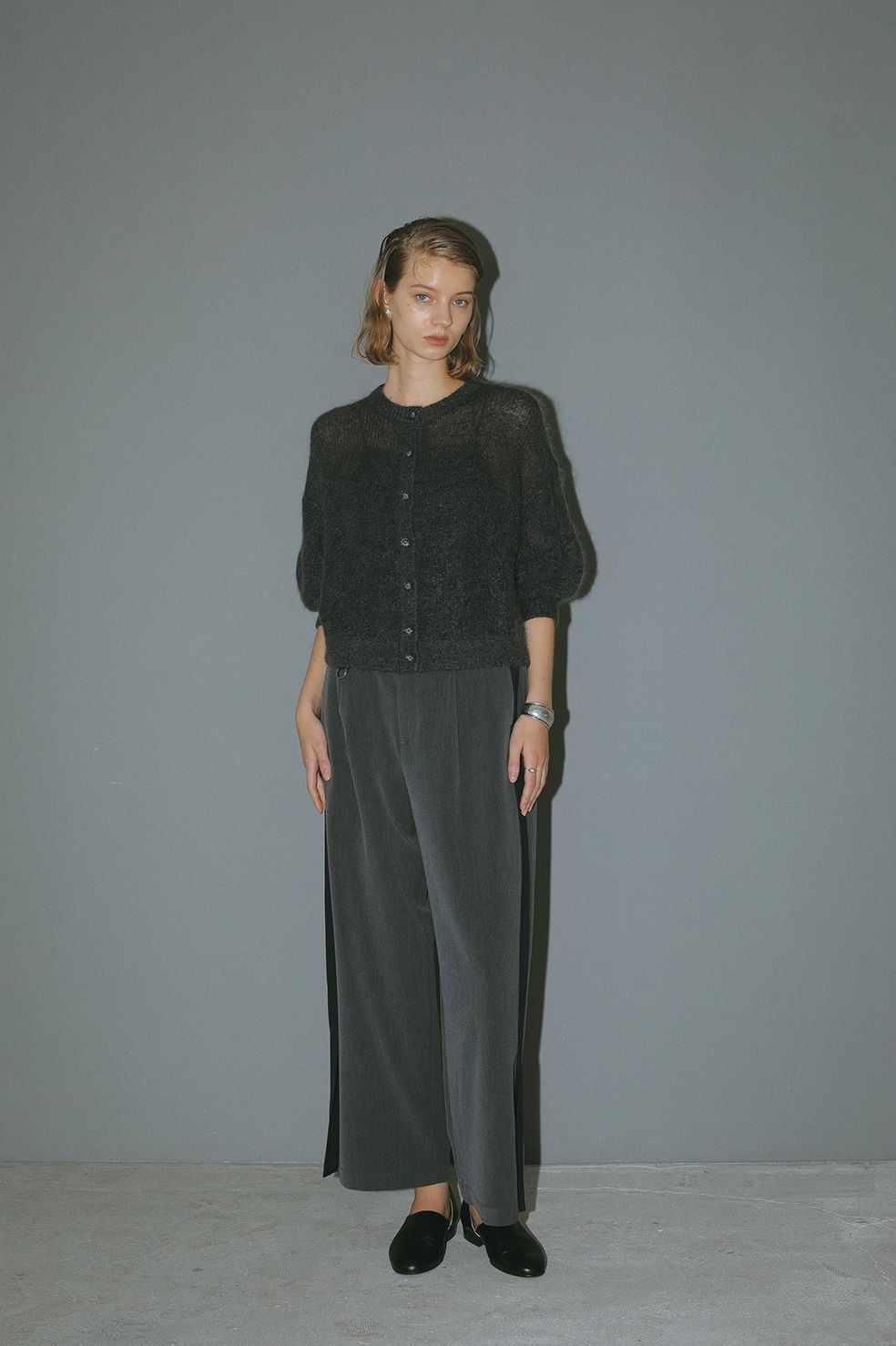 サイドラインパンツ - SIDE LINE PANTS - GREY