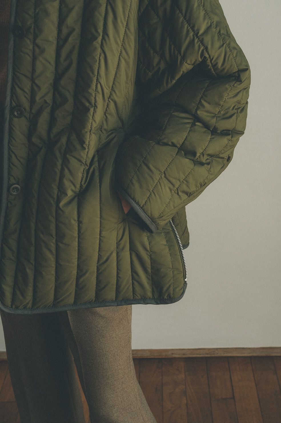 リバーシブルボアジャケット - 21-22AW REVERSIBLE MILITARY BOA JACKET KHIKI