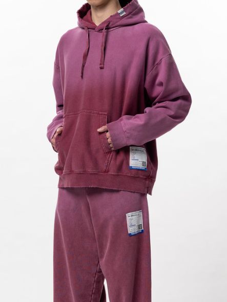 ディストレストフーディ/ パーカー - DISTRESSED HOODIE - RED