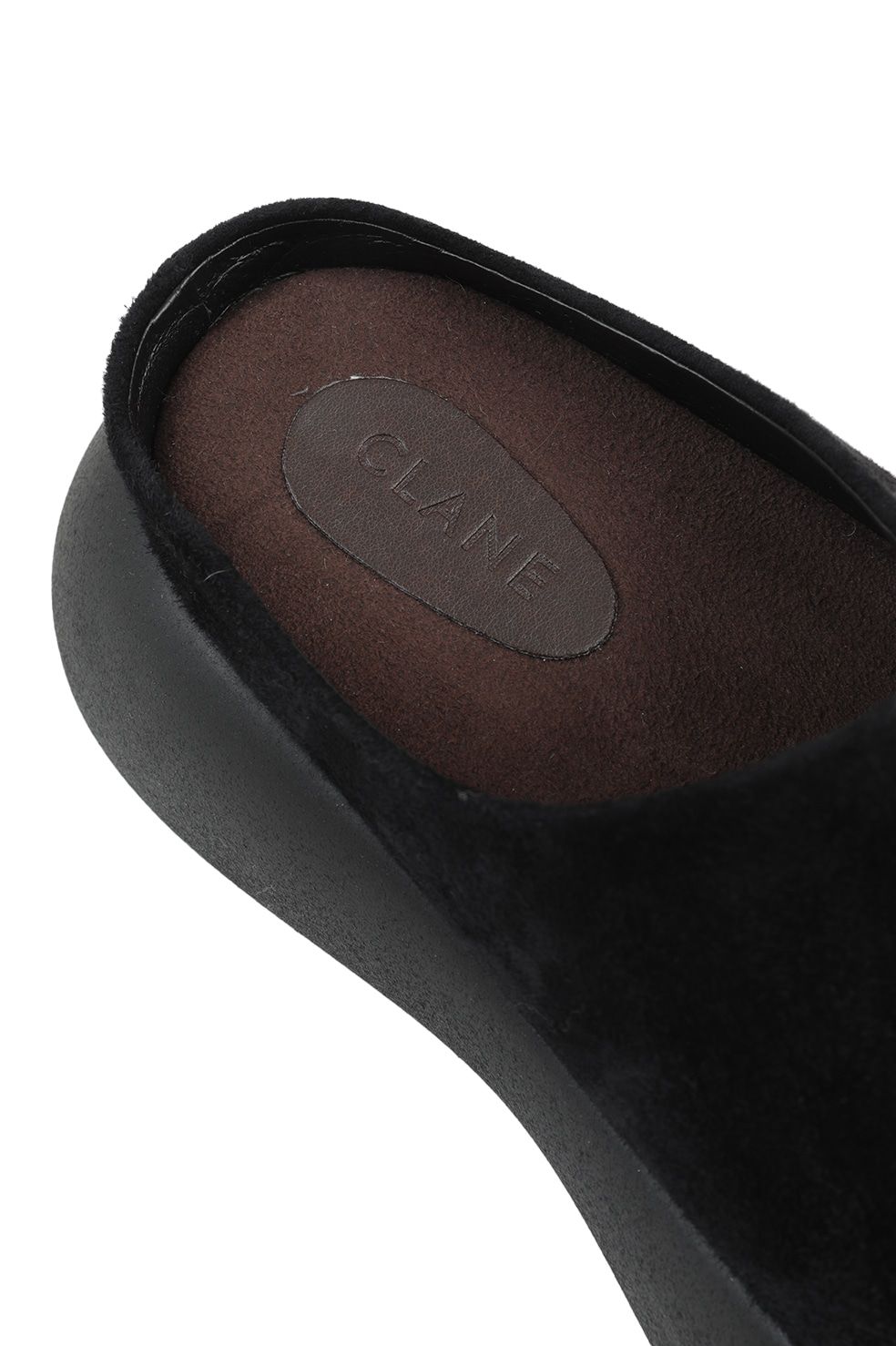 ボリュームソールシューズ - SUEDE PUFF SLIPONS (BLACK)
