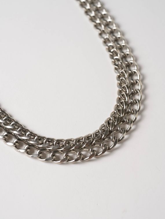 Double Wallet Chain - ダブルウォレットチェーン - SILVER