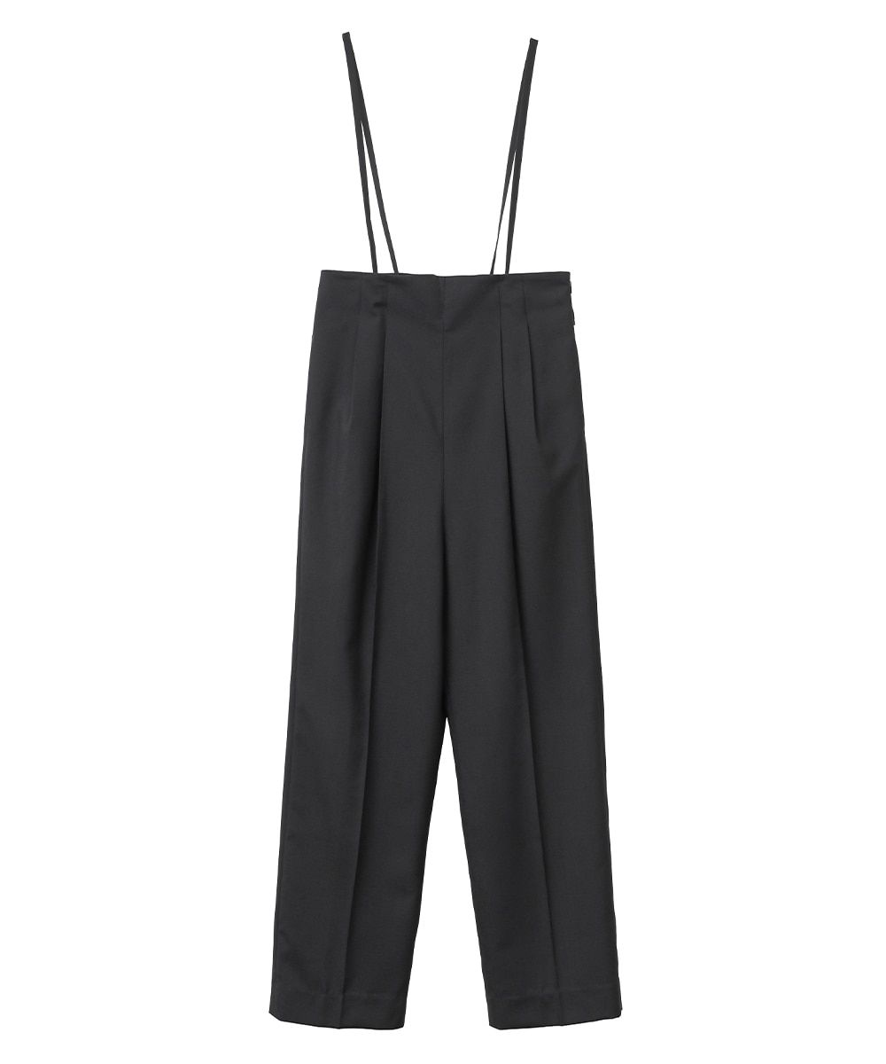 CLANE - 2WAY SUSPENDER PANTS - BLACK | ADDICT WEB SHOP