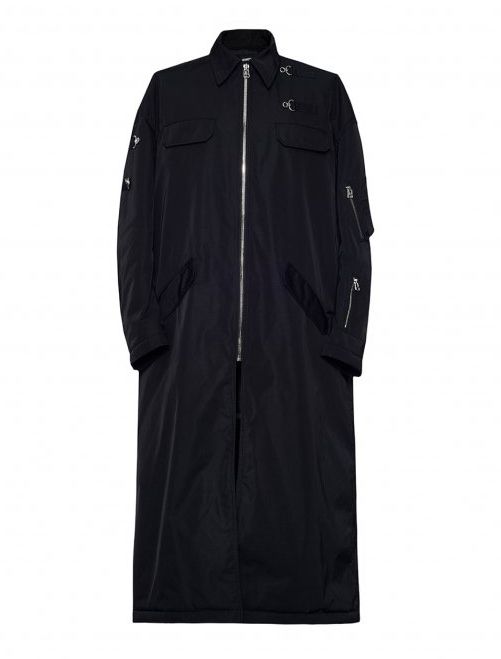 スカーフボンバーコート - NYLON SCARFED COAT