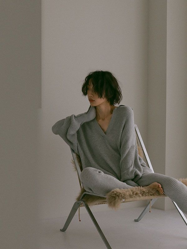 ETRE TOKYO - スキッパーサーマルプルオーバー | ADDICT WEB SHOP