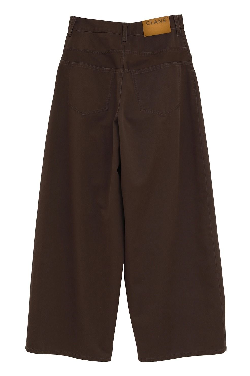 ローウエストバレルパンツ -  LOW WAIST BARREL PANTS (BROWN)