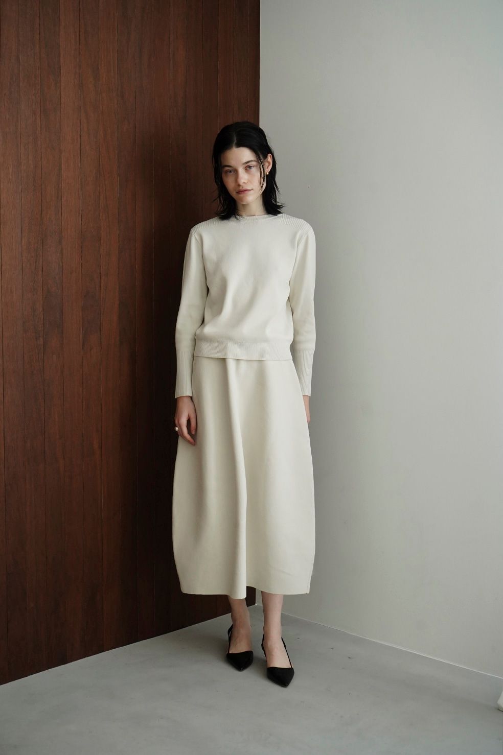 CLANE - ベーシック コンパクト ニット トップス - BASIC COMPACT KNIT