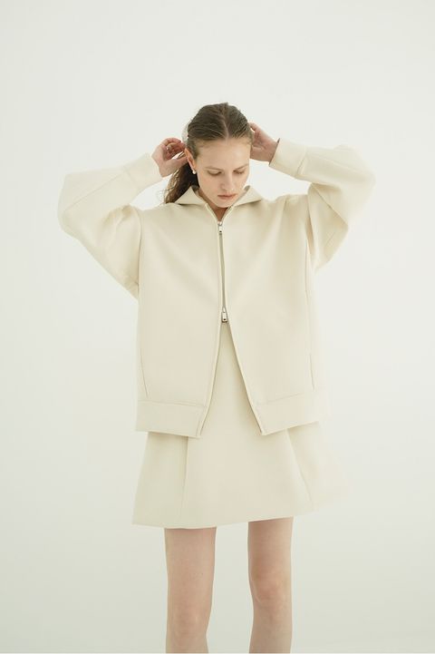 コンストラクティブボンディングフーディ -  CONSTRUCTIVE BONDING HOODIE (IVORY)