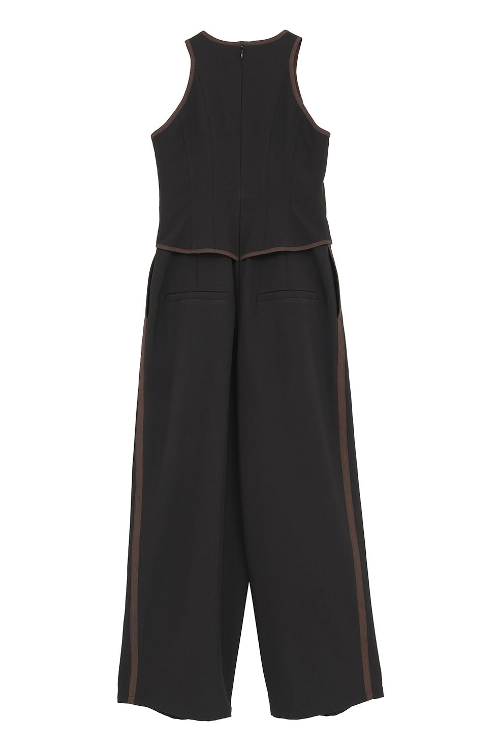 ビスチェレイヤードオールインワン -  BUSTIER LAYERED ALL IN ONE （BLACK）