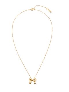 スモール リボン ネックレス - Small Ribbon Necklace GOLD