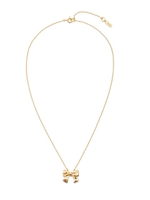 スモール リボン ネックレス - Small Ribbon Necklace GOLD