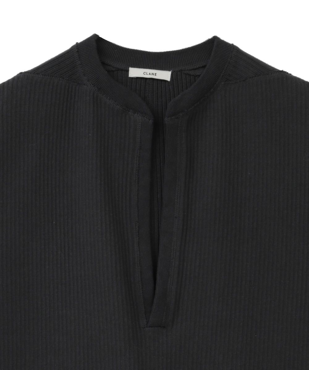 ノースリーブトップス -  HEAVY RIB N/S TOPS - DARK GRAY