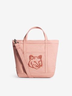 新しい到着 MAISON KITSUNÉ - ボールドフォックスヘッド 刺繍 スモール バッグ