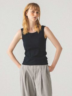 カップインオープンバックタンク - NAVY
