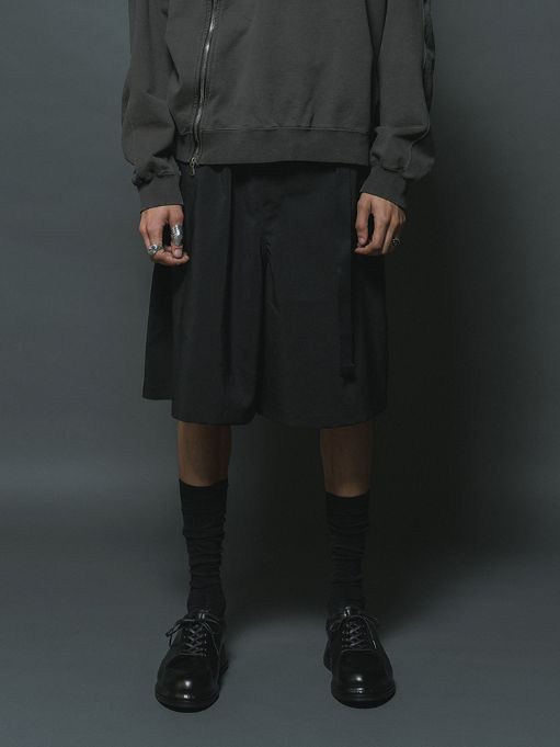 撥水ワイドショーツ (A-BLACK)