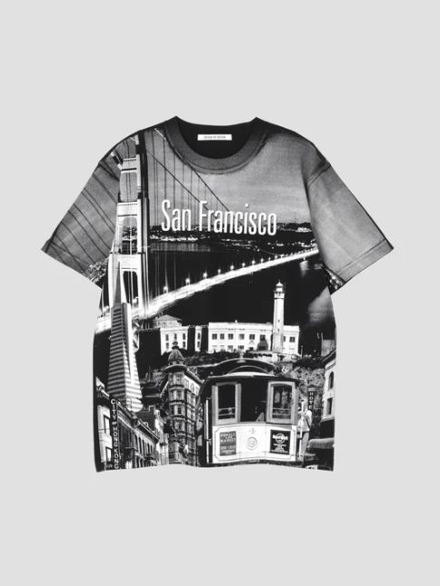 プリント ティーシャツ - PRINTED SOUVENIR TEE - San Francisco Collage -
